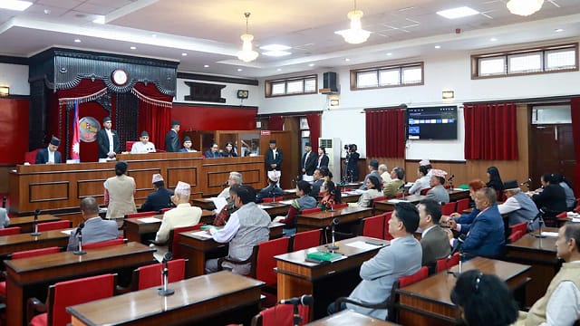 राष्ट्रियसभामा समसामयिक विषयमा सरकारको ध्यानाकर्षण
